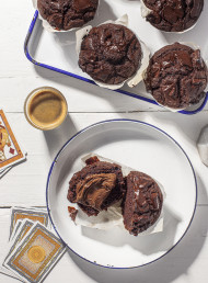 Jumbo Double Chocolate Muffins 