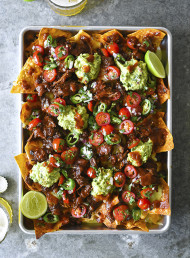 Smoky Brisket Sheet Pan Nachos