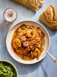 Prawn and Chorizo Noodles