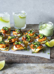 Mini Prawn Tostadas