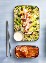 Sesame Salmon Bento
