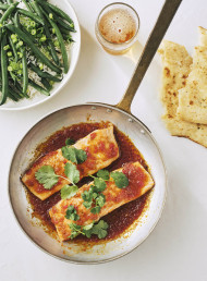 Ginger and Tamarind Caramelised Salmon