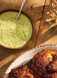 Jalapeño and Coriander Green Sauce 