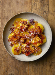 Zesty Orange and Haloumi Salad with Spiced Honey Drizzle