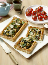 Swiss Chard, Bacon and Parsnip Tarts