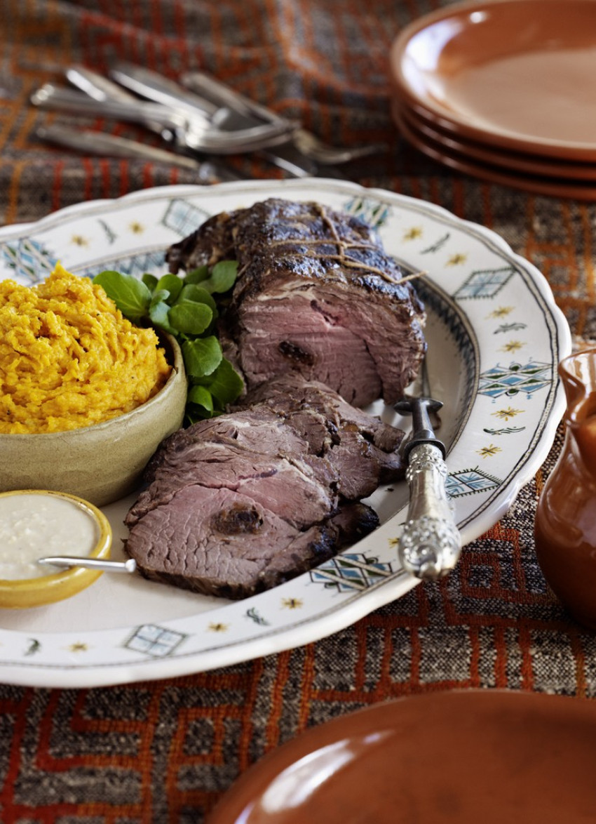 Braised Scotch Fillet with Marsala and Red Wine Sauce