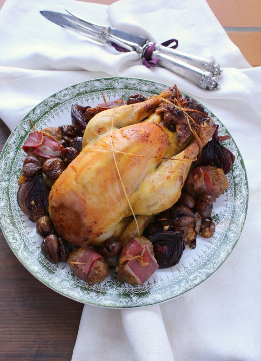 Roast Spiced Chicken with Pain d'Epice