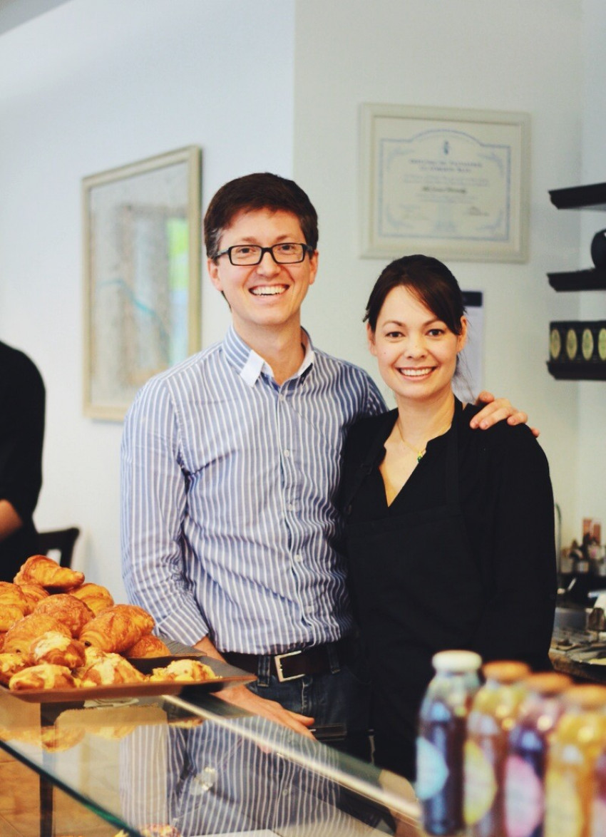 Yuzu and a Croissant with Sonia and Laurent