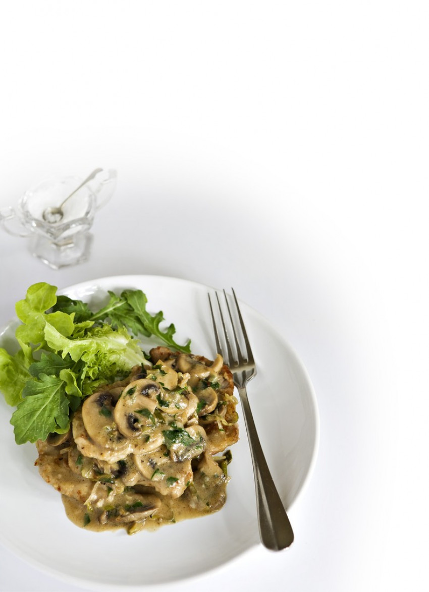Pork Scaloppini with Mushrooms and Marsala 