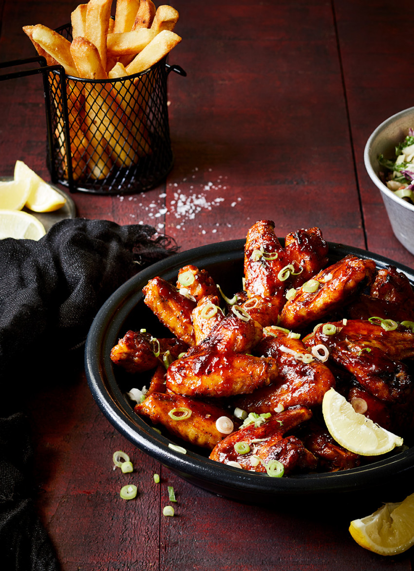 Korean Glazed Baked Chicken Wings